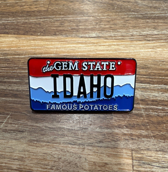 Idaho License Plate Enamel Pin