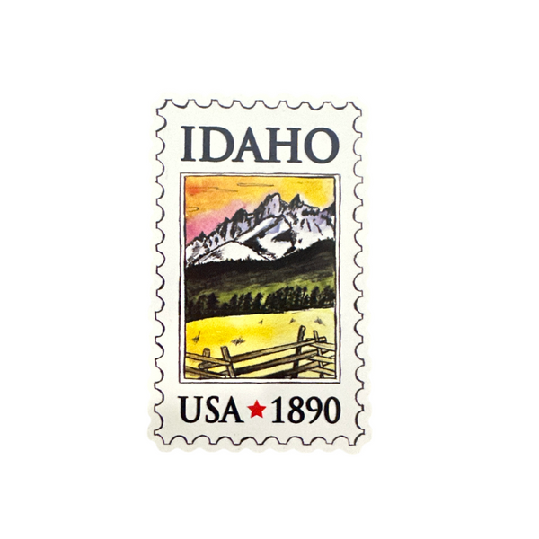 Idaho Postage Stamp Sticker