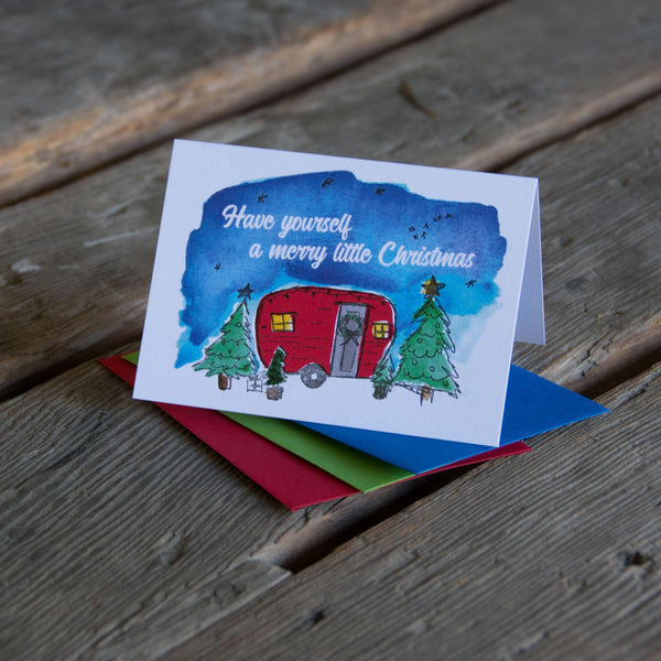 Have yourself a merry little Christmas, letterpress printed, eco friendly